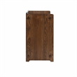 Crafters and Weavers Mission Oak 3 Door Console in Walnut