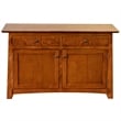 Crafters and Weavers Mission Solid Quarter Sawn Oak Cabinet in Cherry