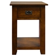 Crafters and Weavers Mission 1 Drawer Nightstand - Walnut