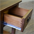 Crafters and Weavers Mission 1 Drawer Nightstand - Walnut