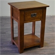 Crafters and Weavers Mission 1 Drawer Nightstand - Walnut