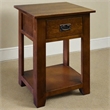 Crafters and Weavers Mission 1 Drawer Nightstand - Walnut