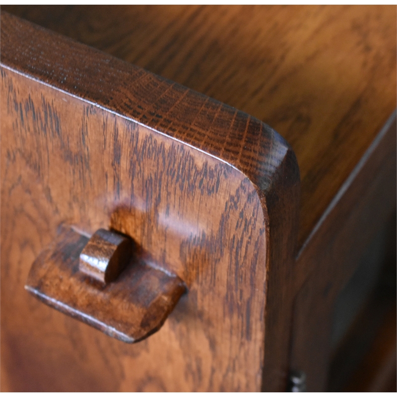 Crafters and Weavers Mission Oak 3 Door Console in Michael's Cherry