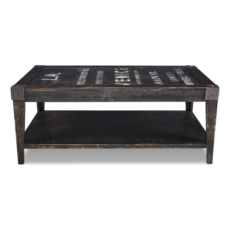 Crafters and Weavers City Coffee Table in Black