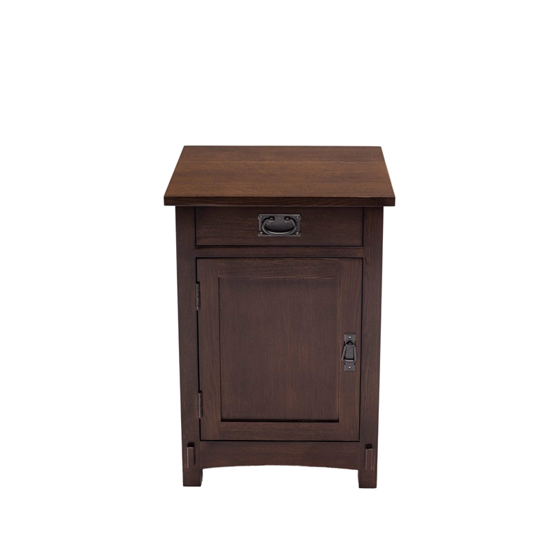 Crafters and Weavers Mission/Arts and Crafts Nightstand in Walnut