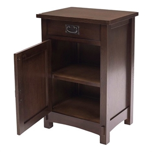 Crafters and Weavers Mission/Arts and Crafts Nightstand in Walnut