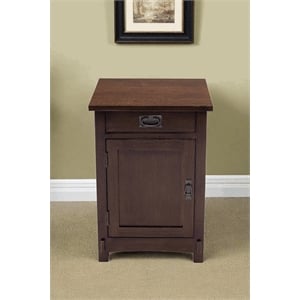 Crafters and Weavers Mission/Arts and Crafts Nightstand in Walnut