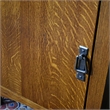 Crafters and Weavers Mission Quarter Sawn Oak 1 Door/Drawer Nightstand in Cherry