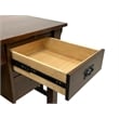 Crafters and Weavers Mission Quarter Sawn Oak 5 Drawer Desk in Walnut