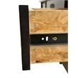 Crafters and Weavers Mission Quarter Sawn Oak 5 Drawer Desk in Walnut