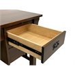 Crafters and Weavers Mission Quarter Sawn Oak 5 Drawer Desk in Walnut