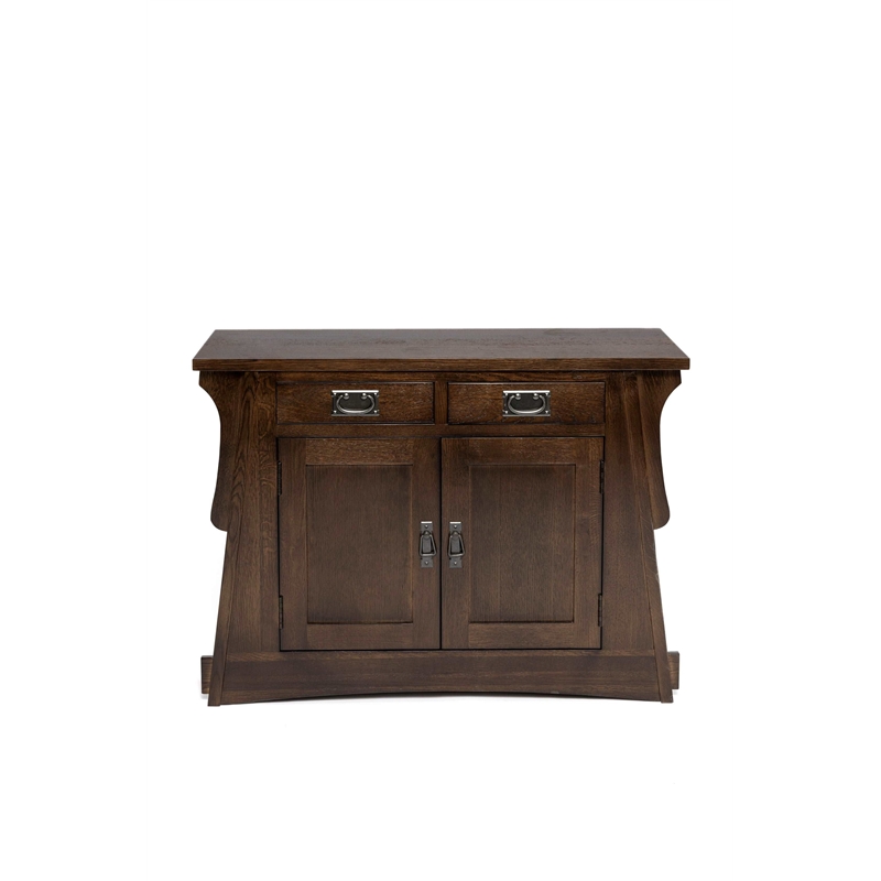 Crafters and Weavers Mission Crofter Style Entry Cabinet in Walnut