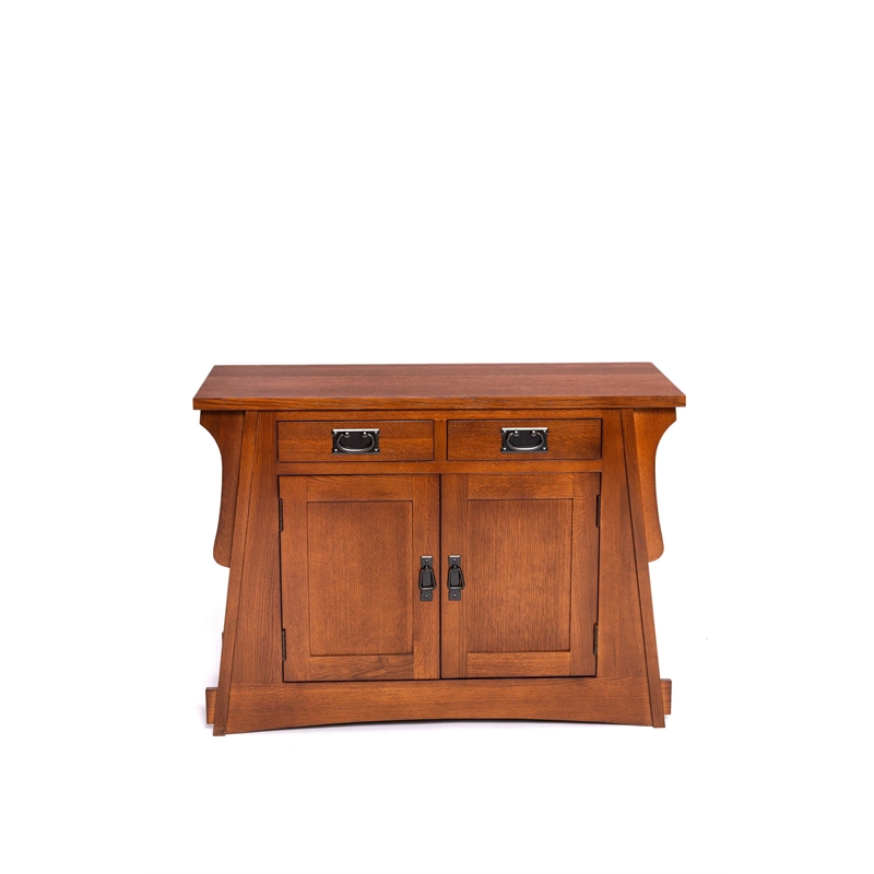 Crafters and Weavers Mission Crofter Style Entry Cabinet in Walnut