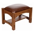 Crafters and Weavers Craftsman/Mission Mortise & Tenon Foot Stool in Chestnut