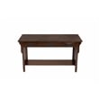 Crafters and Weavers Mission 3 Drawer Crofter Style Console Table in Walnut