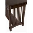 Crafters and Weavers Mission 3 Drawer Crofter Style Console Table in Walnut