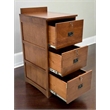 Crafters & Weavers Mission Solid 3 Drawer File Cabinet in Michael's Cherry