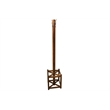 Crafters and Weavers Mission Coat Rack with Umbrella Stand  in Cherry