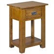Crafters and Weavers Mission 1-Drawer Nightstand in Michael's Cherry