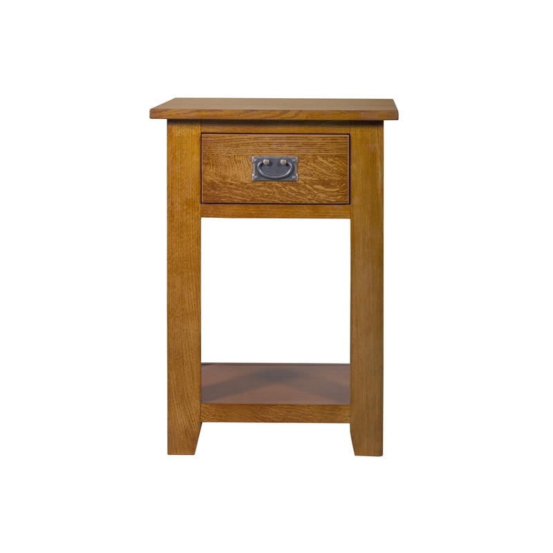 Crafters and Weavers Mission 1-Drawer Nightstand in Michael's Cherry