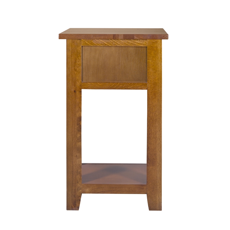 Crafters and Weavers Mission 1-Drawer Nightstand in Michael's Cherry