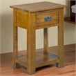 Crafters and Weavers Mission 1-Drawer Nightstand in Michael's Cherry