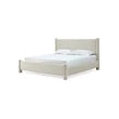 Crafters and Weavers Milan Upholstered Platform King Bed - Cottage Cheese Boucle