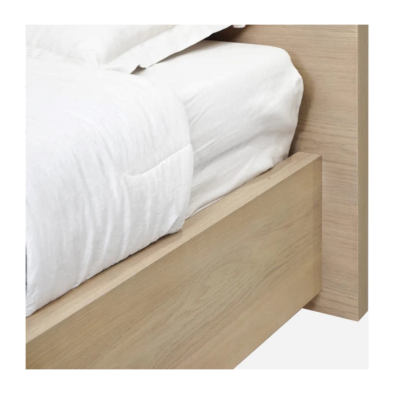 Crafters and Weavers Seabourne Modern Platform King Bedroom set in Bisque