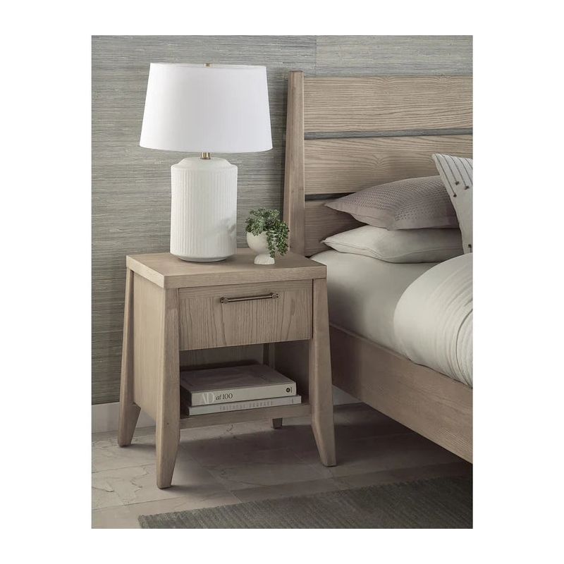 Crafters and Weavers Linwood Modern Simplistic Design Queen Bedroom Set in Gray