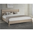Crafters and Weavers Linwood Modern Simplistic Design Queen Bedroom Set in Gray