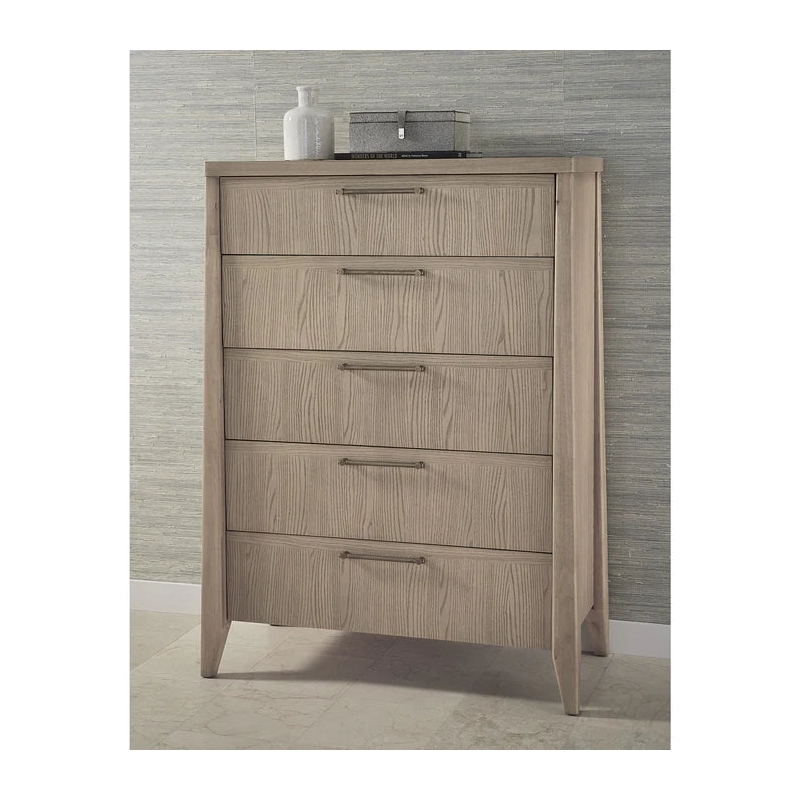 Crafters and Weavers Linwood Modern Simplistic Design King Bedroom Set in Gray