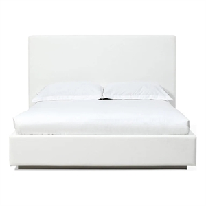 Crafters and Weavers Seabourne Platform Queen Bedroom set in Bisque/Brown