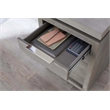 Crafters and Weavers Solstice Modern 3-drawer Desk in White