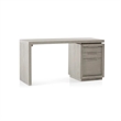 Crafters and Weavers Solstice Modern 3-drawer Desk in White