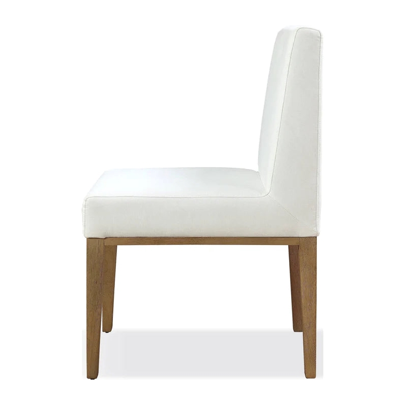 Crafters and Weavers Seabourne Dining Side Chair & Arm Chair -White Pearl/Bisque