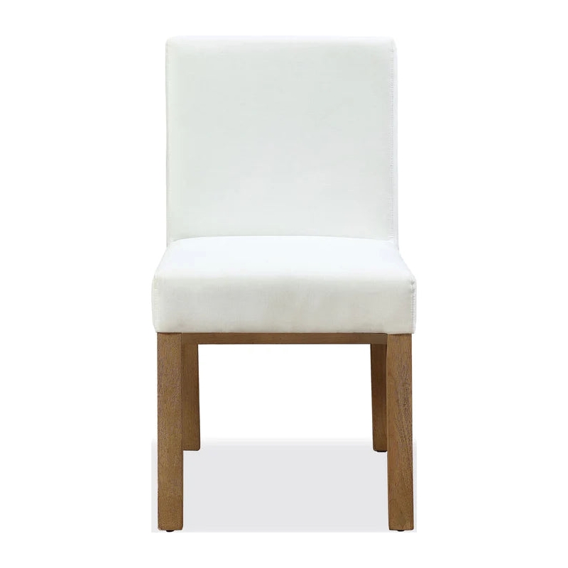 Crafters and Weavers Seabourne Dining Side Chair & Arm Chair -White Pearl/Bisque