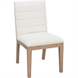 Crafters and Weavers Linwood Solid Wood 4 Dining Chair in Ginger/Natural Linen