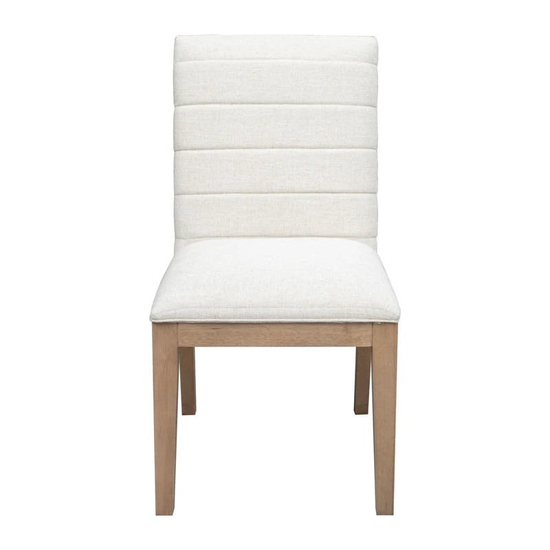 Crafters and Weavers Linwood Solid Wood 4 Dining Chair in Ginger/Natural Linen
