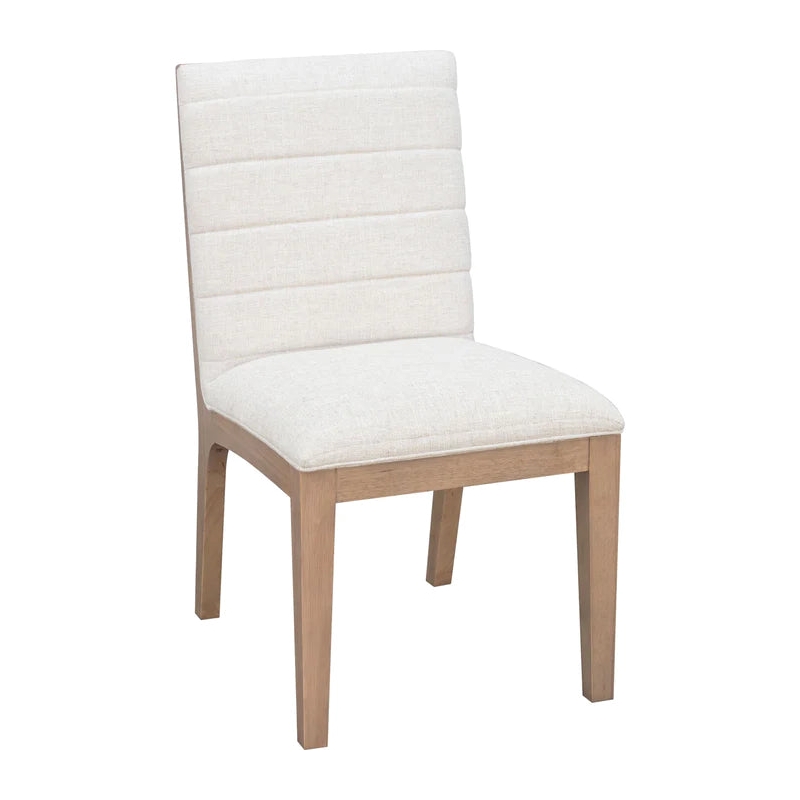 Crafters and Weavers Linwood Solid Wood 6 Dining Chair in Ginger/Natural Linen