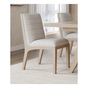 Crafters and Weavers Linwood Solid Wood 6 Dining Chair in Ginger/Natural Linen