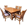 Crafters & Weavers Mission Quarter 8 Chair Dining Set in Michael's Cherry