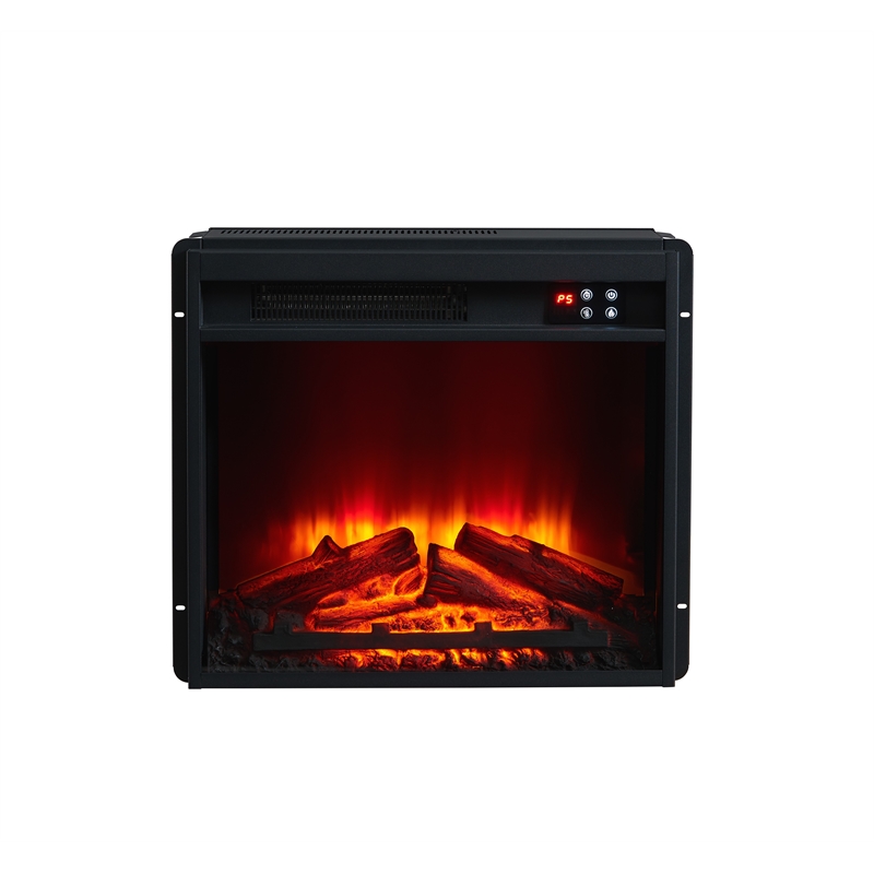 LIVILAND 36 in. Freestanding Electric Fireplace in Tan