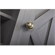 LIVILAND 47 in. Gray Wood Bar Cabinet w/ Brushed Nickel Knobs
