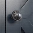 LIVILAND 47 in. Wood Bar Cabinet w/ Brushed Nickel Knobs - Navy Blue