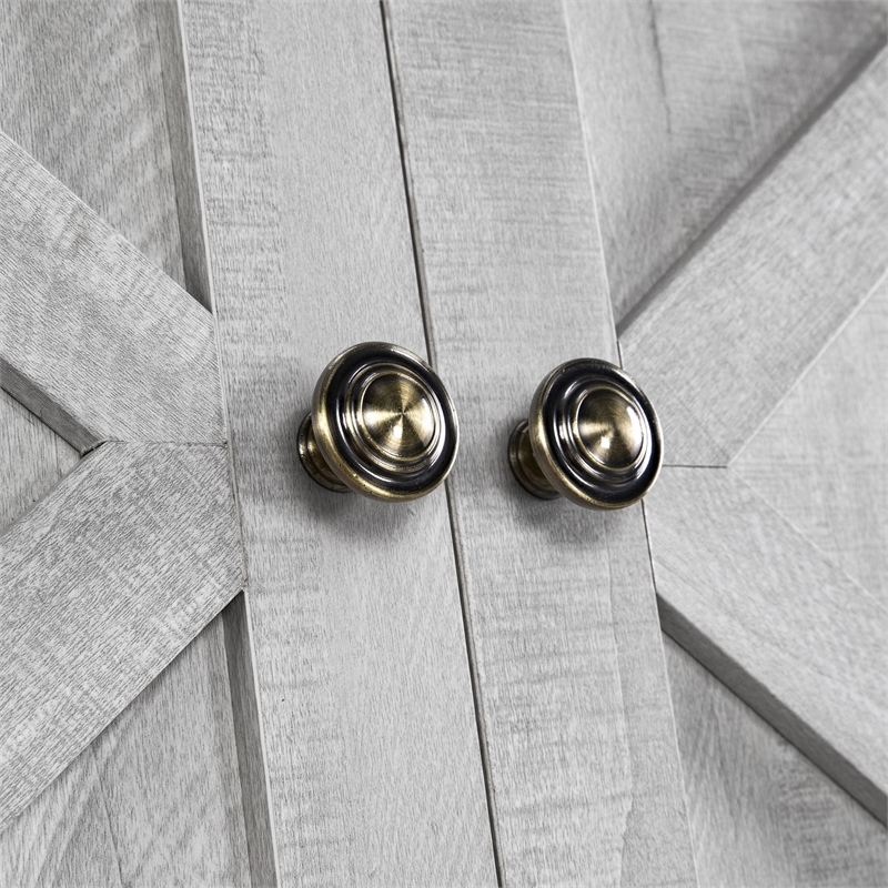 LIVILAND 70 in. TV Stand Media Console for TV up to 75 in. - Off White