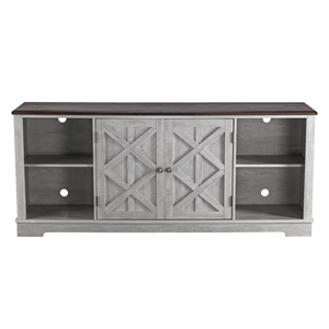 LIVILAND 70 in. TV Stand Media Console for TV up to 75 in. - Off White