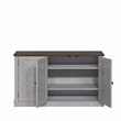 LIVILAND 48 in. TV Stand Media Console for TV up to 53 in. - Off White