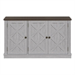 LIVILAND 48 in. TV Stand Media Console for TV up to 53 in. - Off White