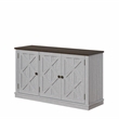 LIVILAND 48 in. TV Stand Media Console for TV up to 53 in. - Off White