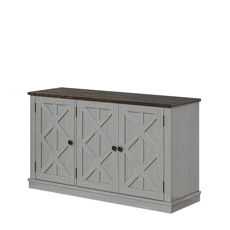 LIVILAND 48 in. TV Stand Media Console for TV up to 53 in. - Gray